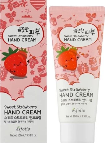 Крем для рук Esfolio Pure Skin с экстрактом клубники 100 мл