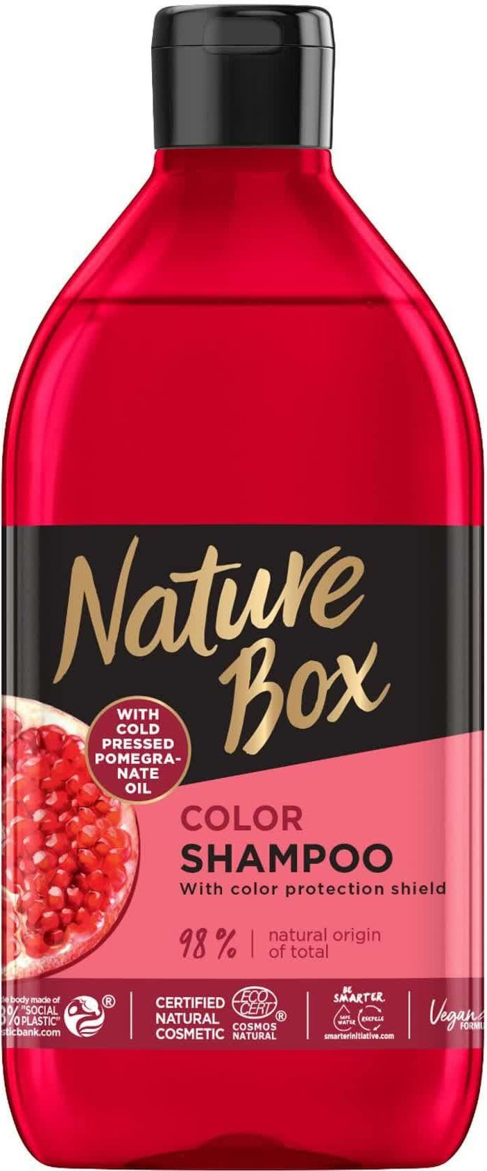 Шампунь Nature Box для фарбованого волосся з гранатовою олією холодного віджиму 385 мл