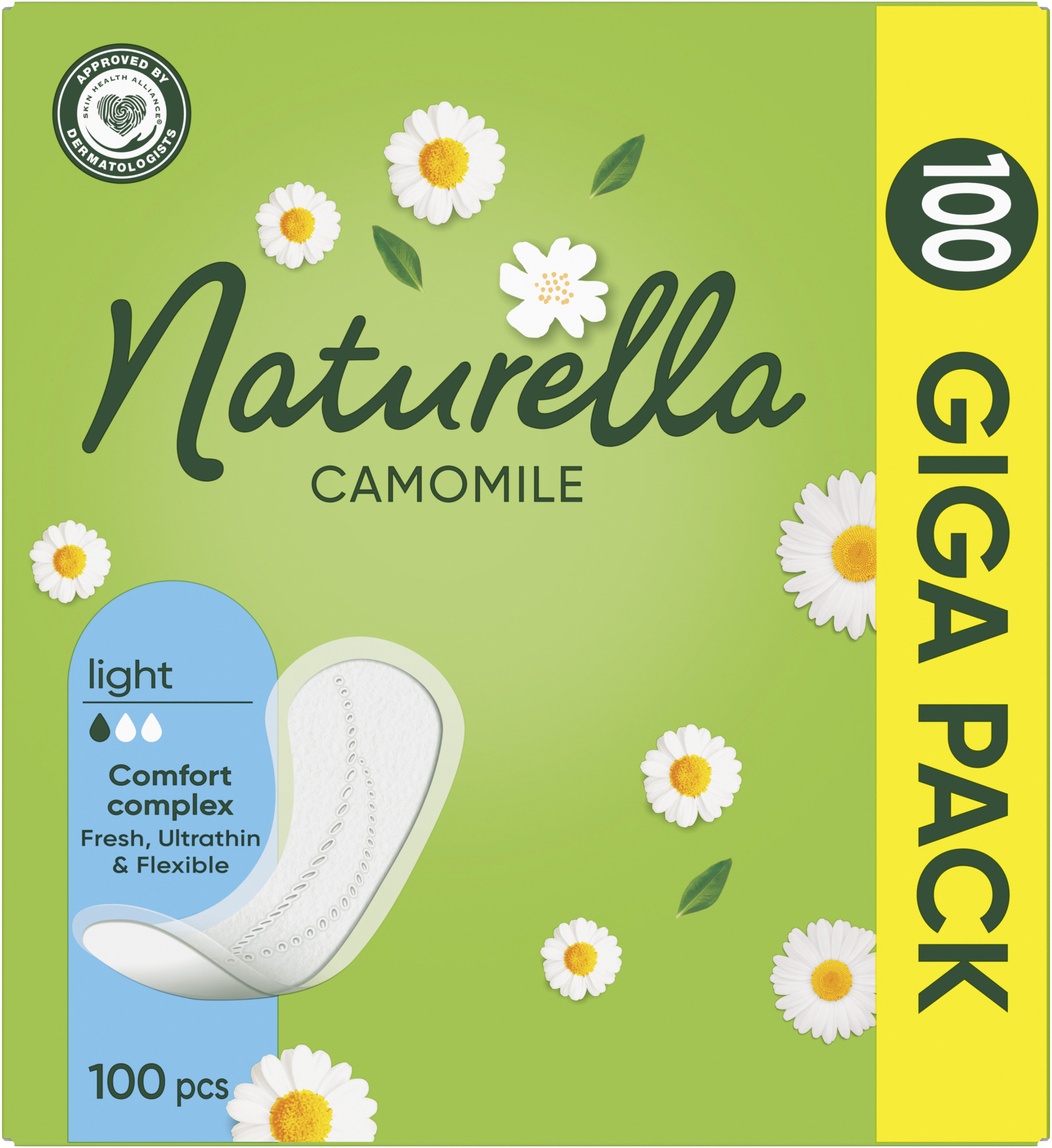 Прокладки гігієнічні Naturella Camomile Light 100 шт.