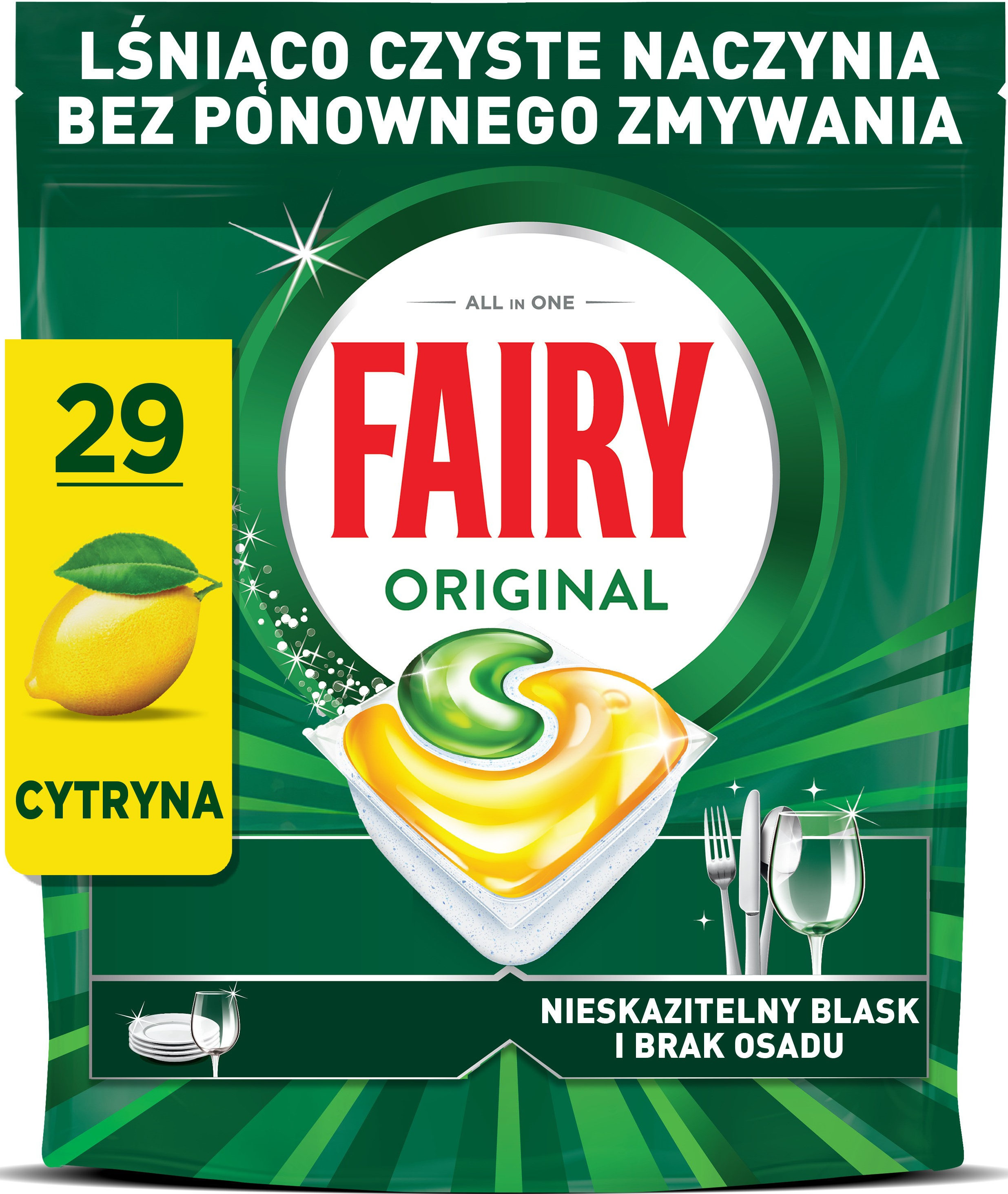 Капсули для посудомийних машин Fairy Original All in one 29 шт.