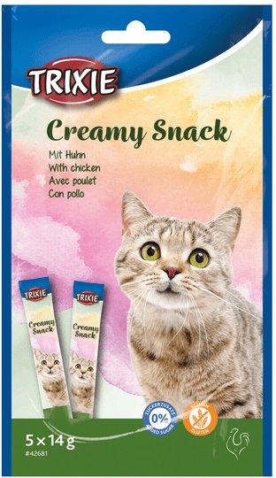 TRIXIE ласощі для котів Creamy Snacks курка, 5 штук*14 грам 2