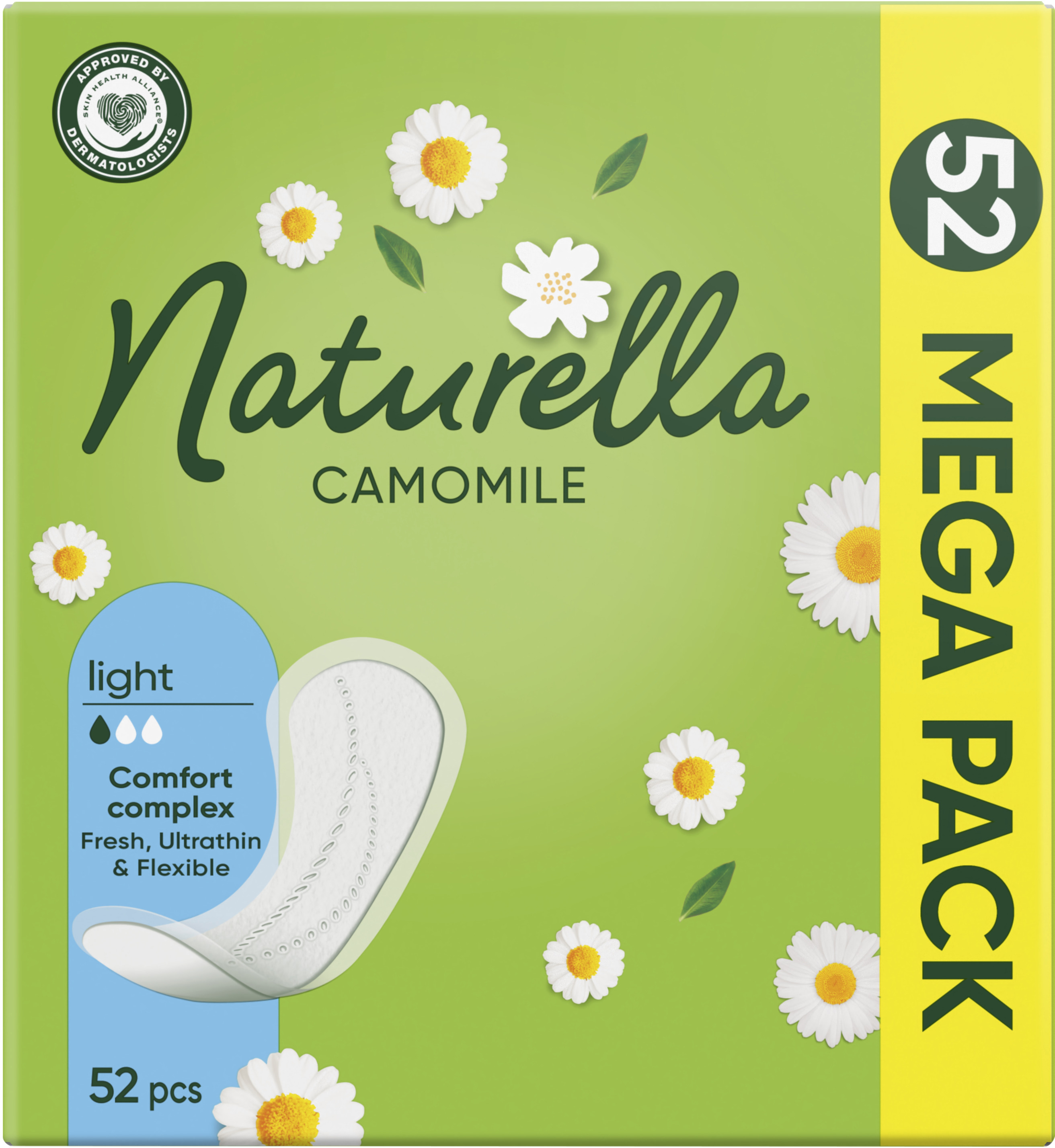 Прокладки щоденні Naturella Camomile Light 52 шт. фото 1