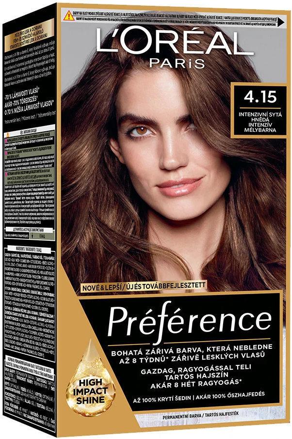 Фарба для волосся L’Oréal Paris Preference 4.15 Каракас темний каштан 174 мл фото 2