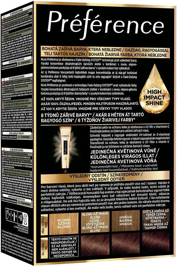 Фарба для волосся L’Oréal Paris Preference 4.15 Каракас темний каштан 174 мл