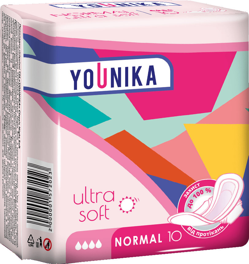 YOUNIKA прокладки гігієнічні Ultra Day Soft, 10 шт 1