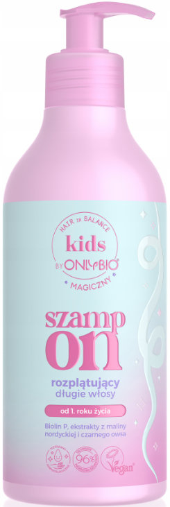 ONLYBIO дитячий шампунь Hair in Balance Kids Magical, 400мл 1
