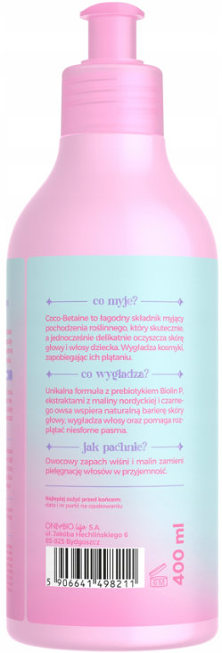 Шампунь для волос детский OnlyBio Hair in Balance Kids Magical 400 мл