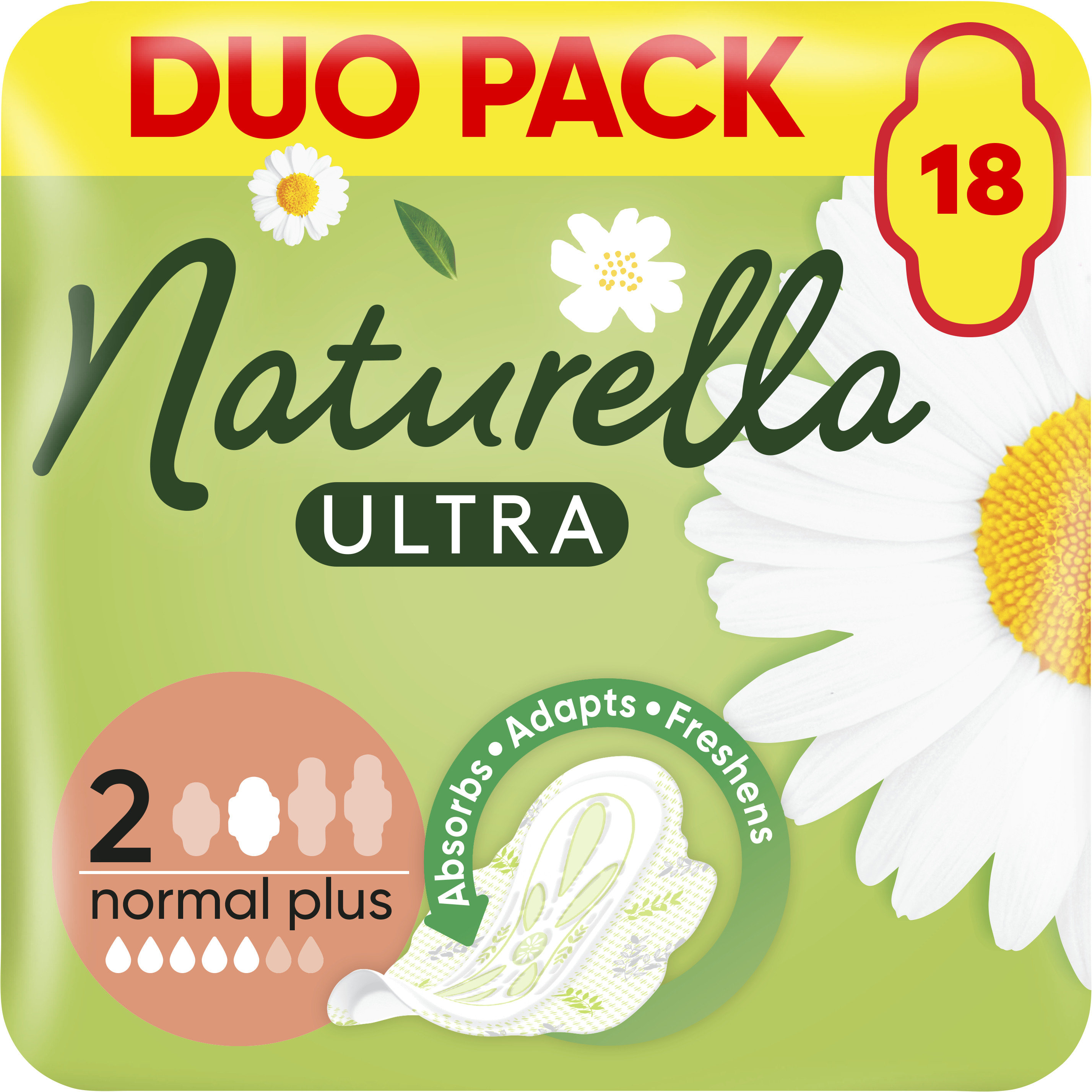 Гігієнічні прокладки Naturella Ultra Normal Plus Розмір 2 18 шт 8