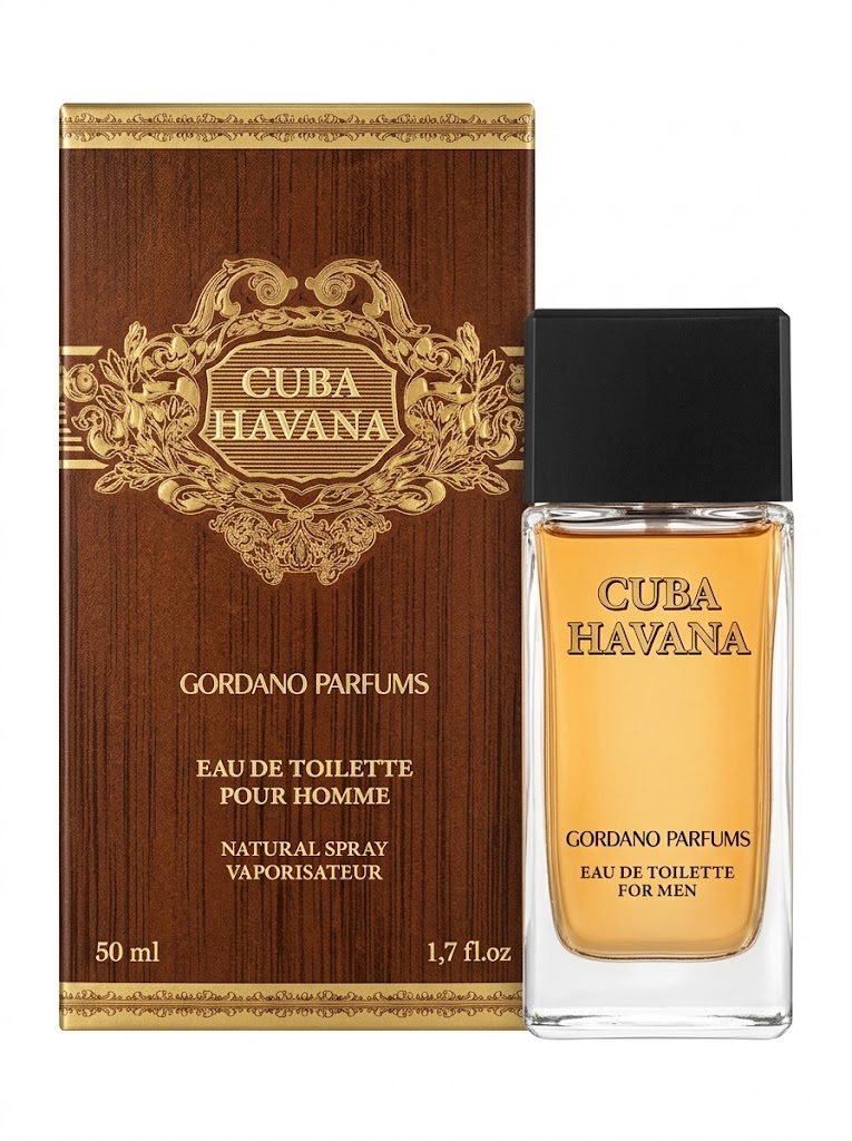 GORDANO PARFUMS Cuba Havana туалетна вода чоловіча, 50мл 2