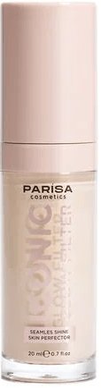 Тональна основа флюїд PARISA Iconic Glow Filter 601 Porcelain glow 20 мл 4