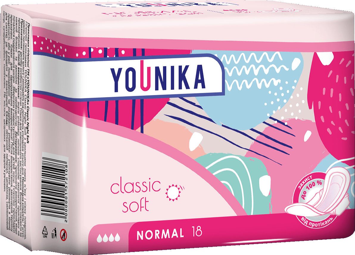 YOUNIKA прокладки гігієнічні Classic Day Soft, 18 шт 1