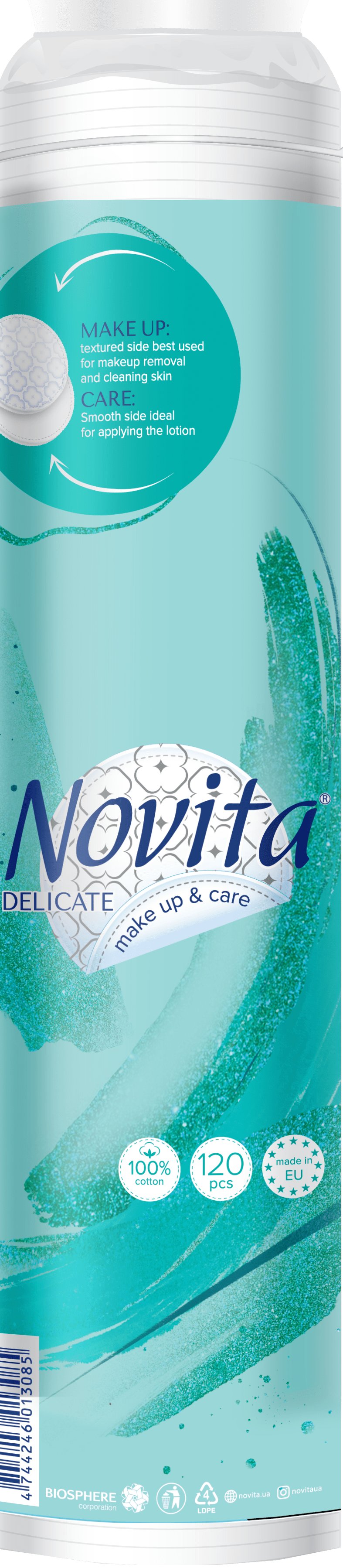 Ватні диски Novita Delicate 120 шт.