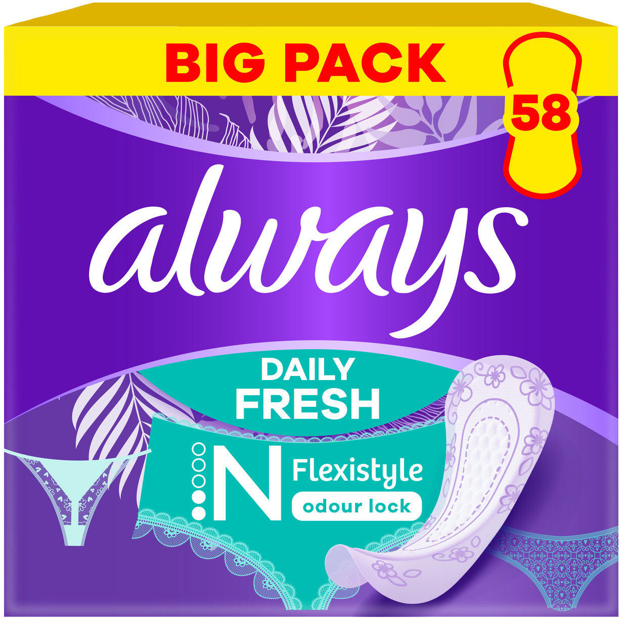 Щоденні прокладки Always Daily Fresh Normal Flexistyle, 58 шт 5