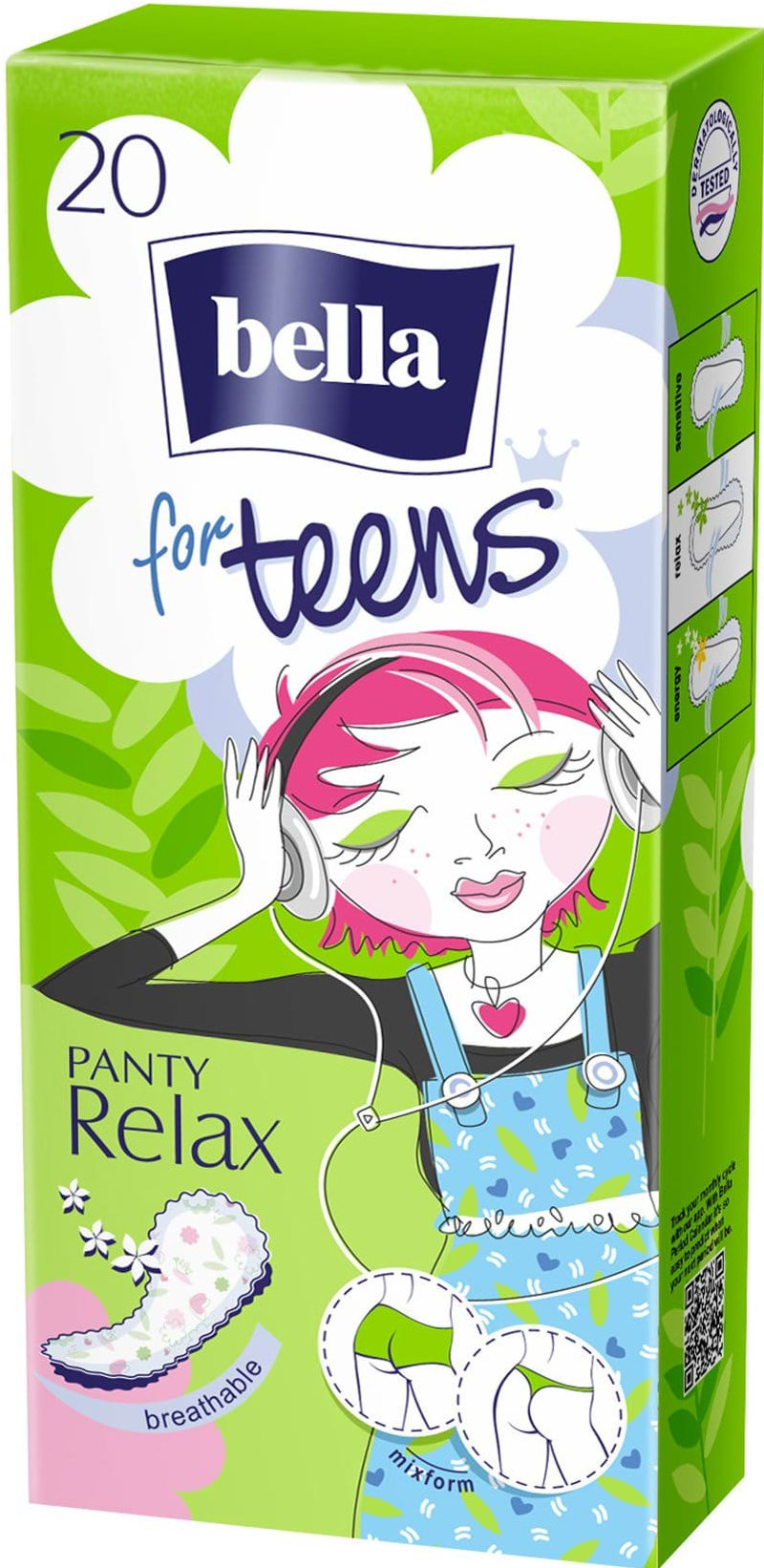 Прокладки щоденні Bella for Teens Relax 20 шт.