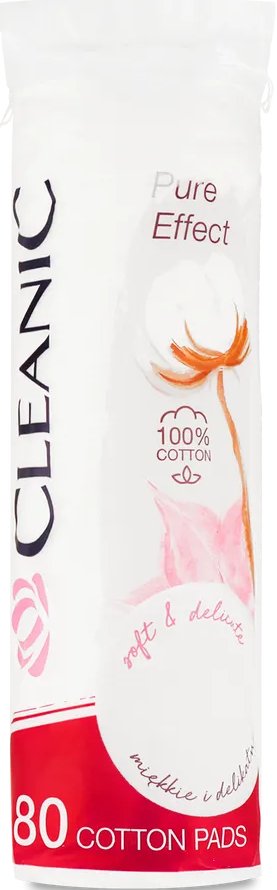Ватні диски Cleanic Pure Effect 80 шт.