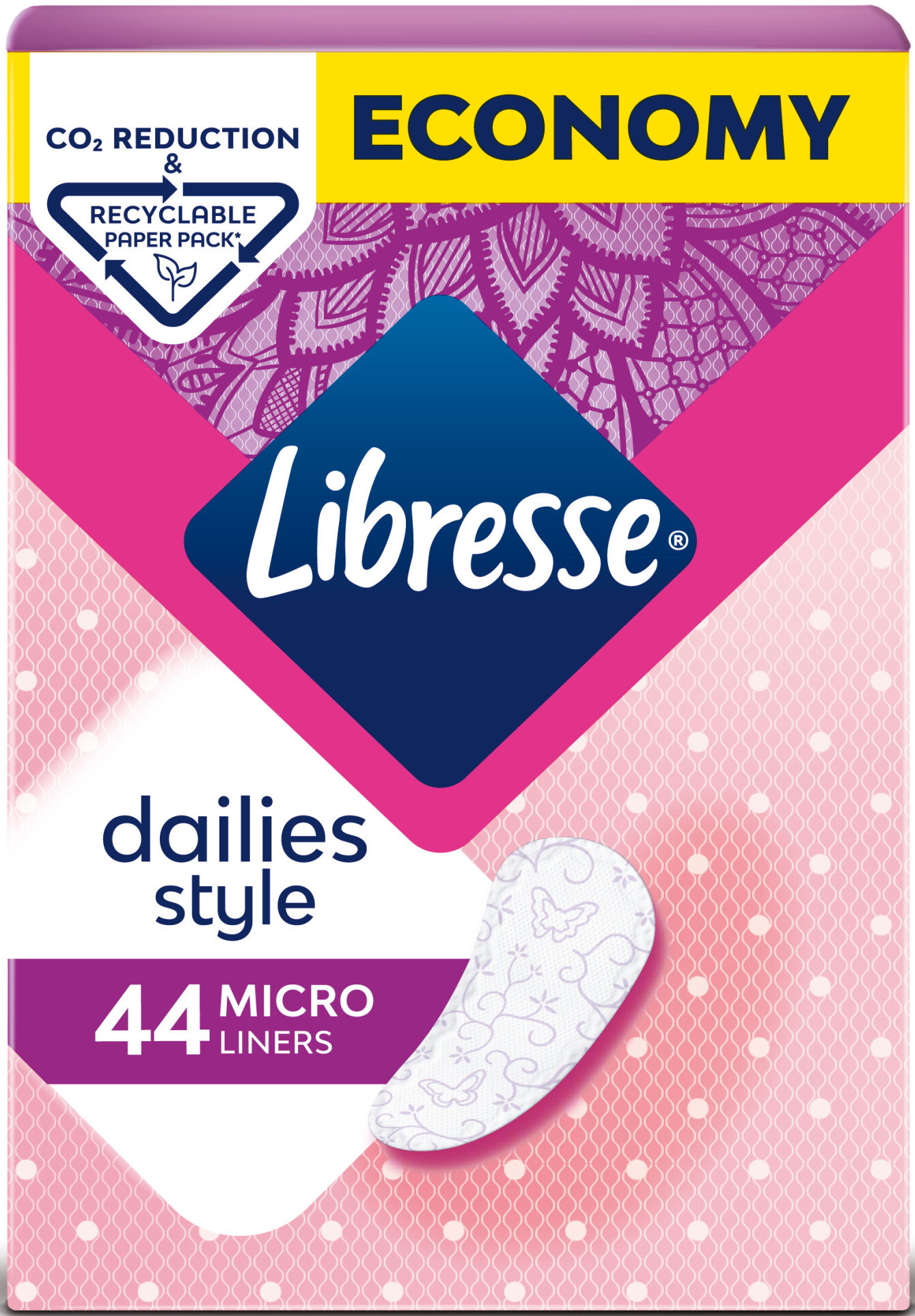 Ежедневные прокладки Libresse Daily Fresh Micro Refill, 44 шт. фото 1