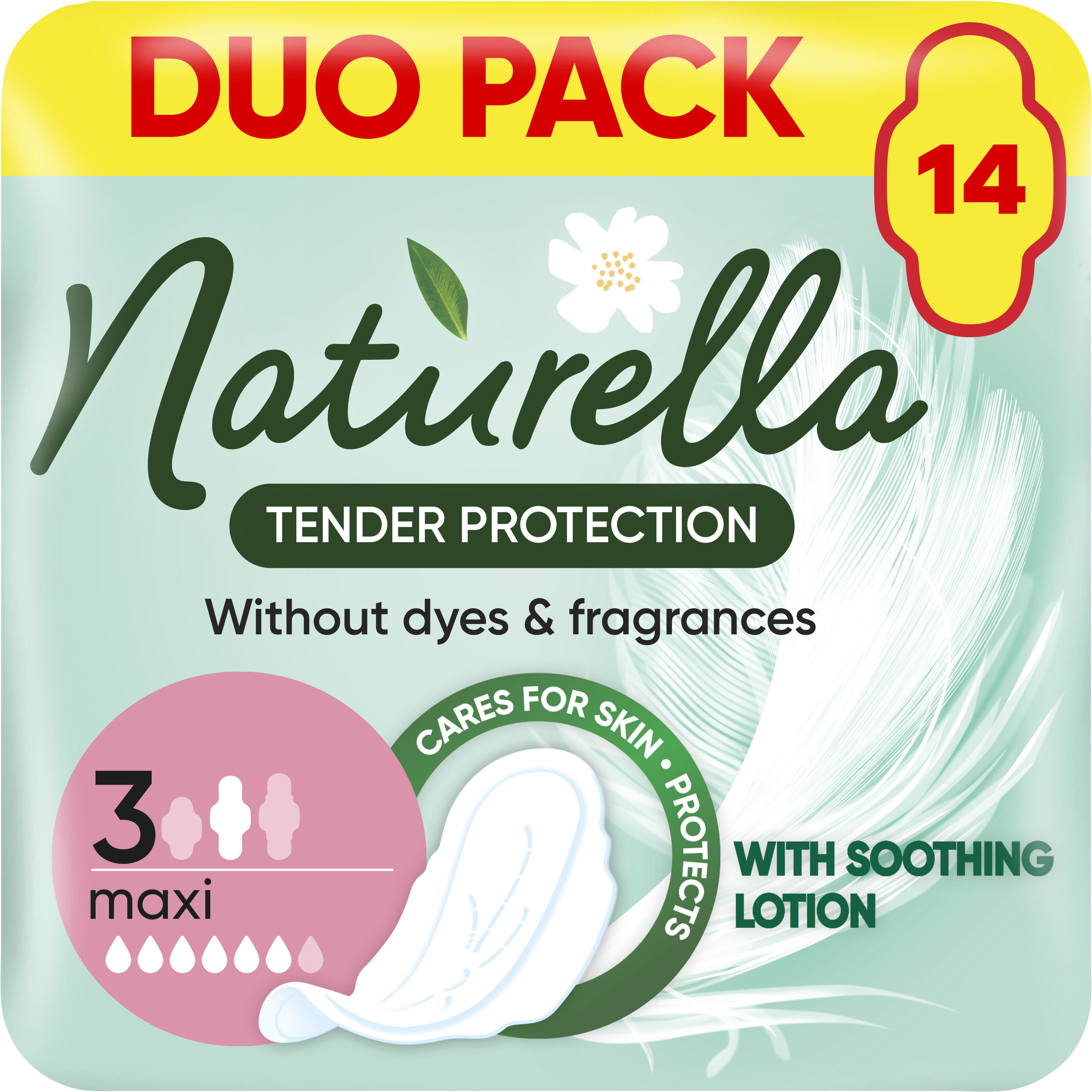 Гігієнічні прокладки Naturella Ніжний Захист Maxi Розмір 3 14 шт 8