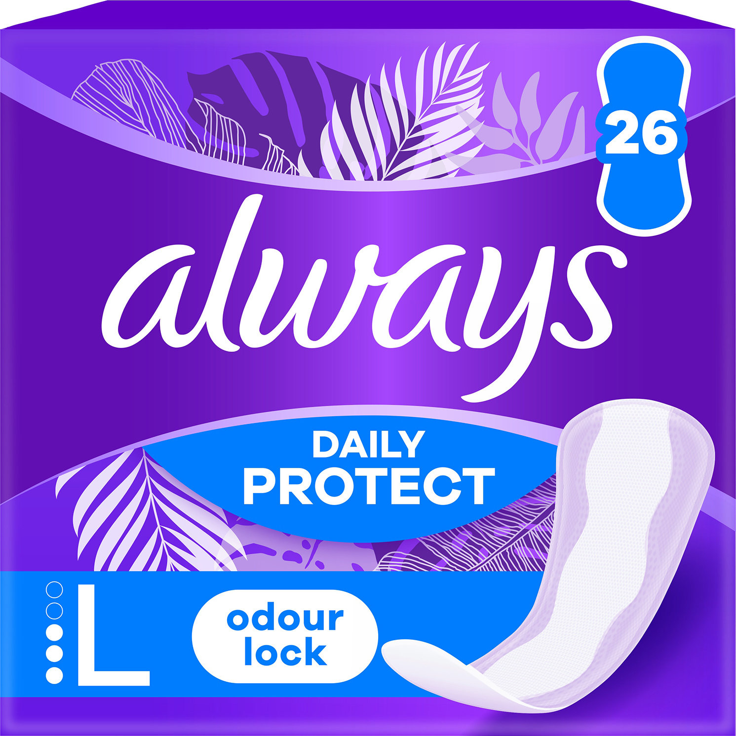 Ежедневные прокладки Always Daily Protect Long Нейтрализация запаха 26 шт