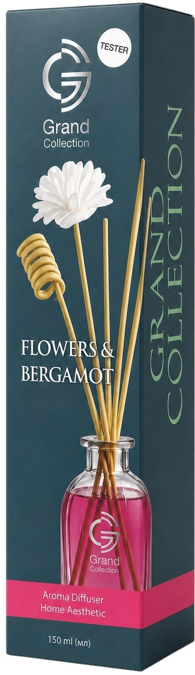 Grand Collection аромадифузор Flowers & Bergamot, 150мл