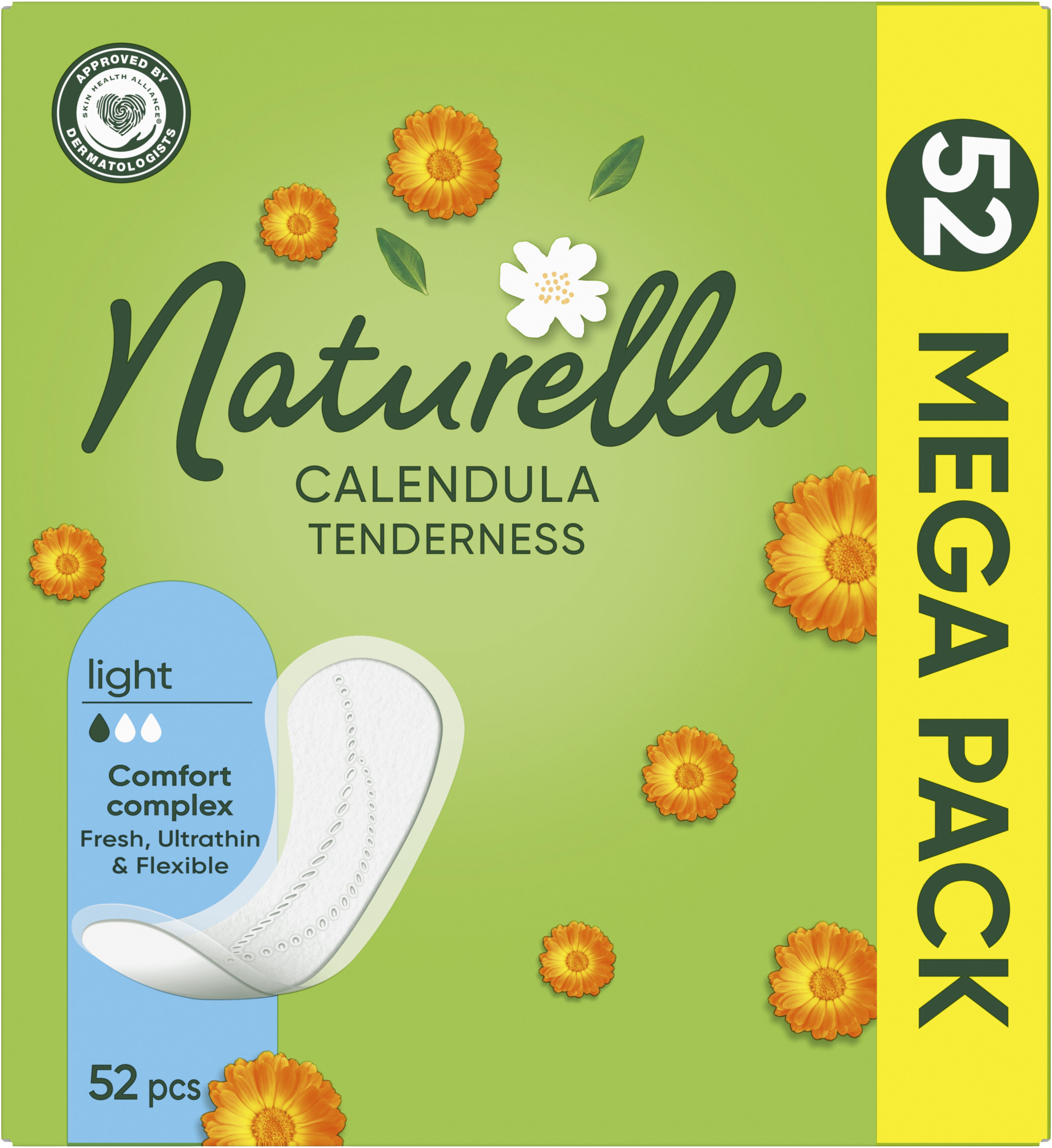 Ежедневные прокладки Naturella Calendula Normal 52 шт.