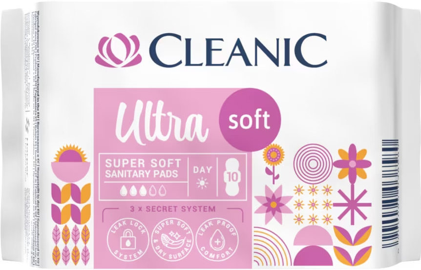 Прокладки гігієнічні Cleanic Ultra Soft денні 10 шт. 1