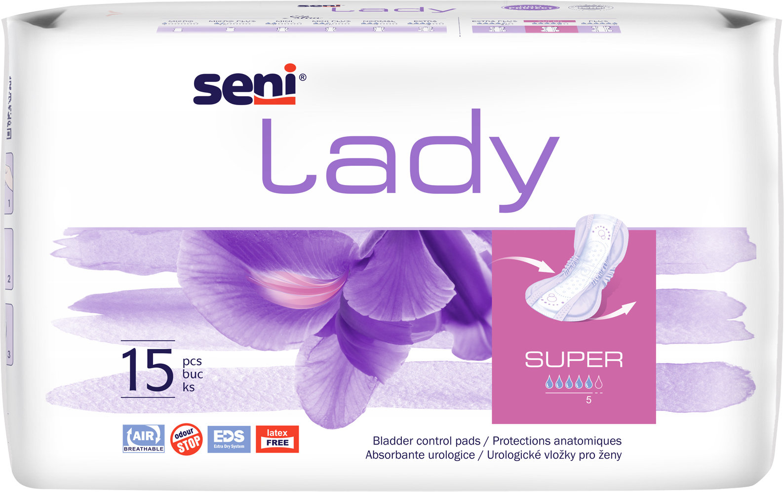 Прокладки урологічні Seni Lady Super 15 шт.