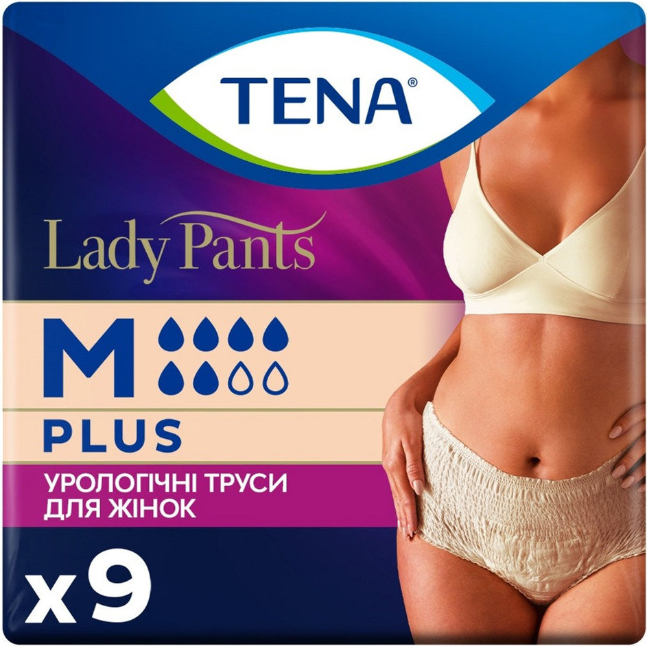 Урологічні труси для жінок Tena Lady Pants Plus Medium 9 шт.