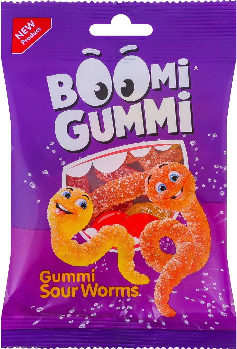 Boomi Gummi Цукерки желейні Sour Worms, 70г 1