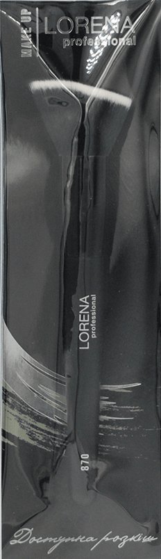 LORENA Professional кисточка для основы, пудры и румян скошенная Slanted powder Brush, 1 шт фото 1