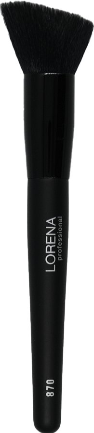 LORENA Professional кисточка для основы, пудры и румян скошенная Slanted powder Brush, 1 шт фото 3