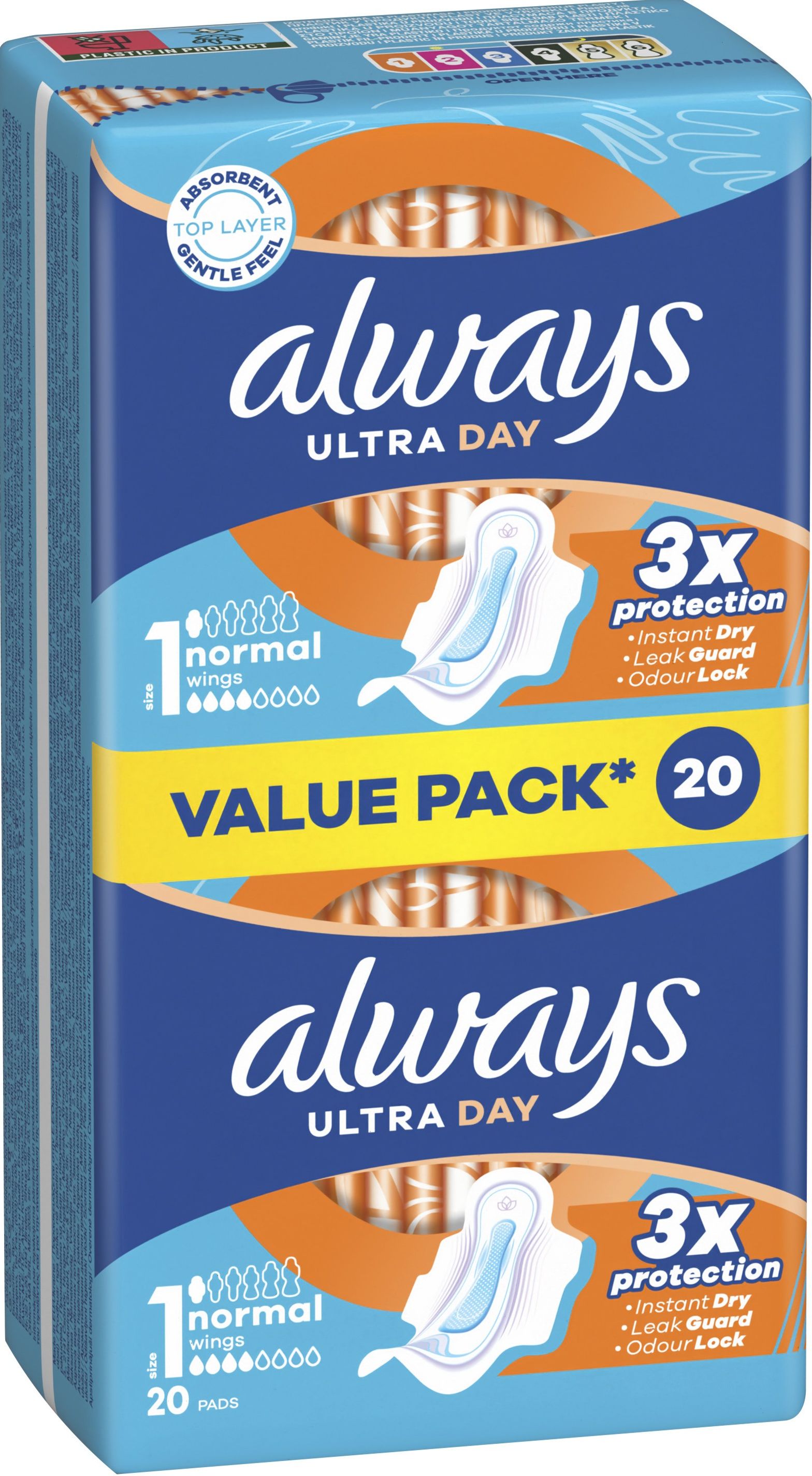 Гігієнічні прокладки Always Ultra Normal Розмір 1, 20 шт.