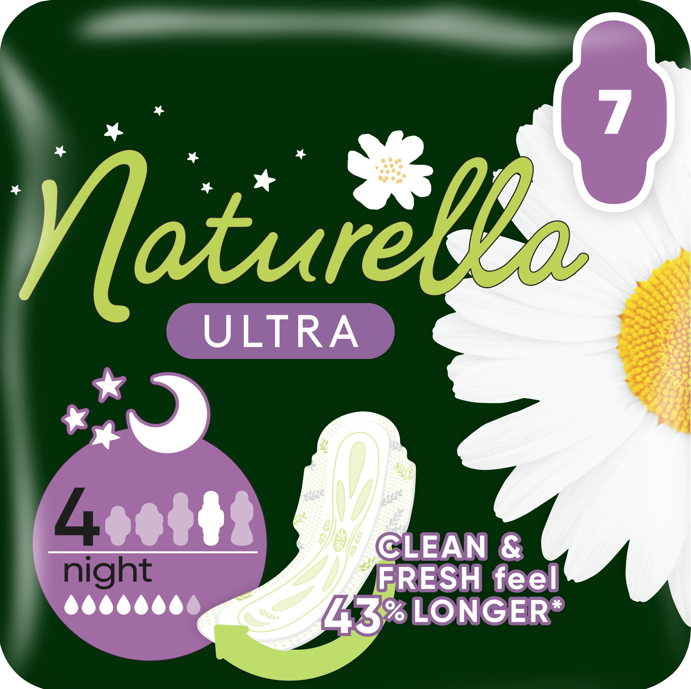 Прокладки гігієнічні Naturella Ultra Night 7 шт. 9