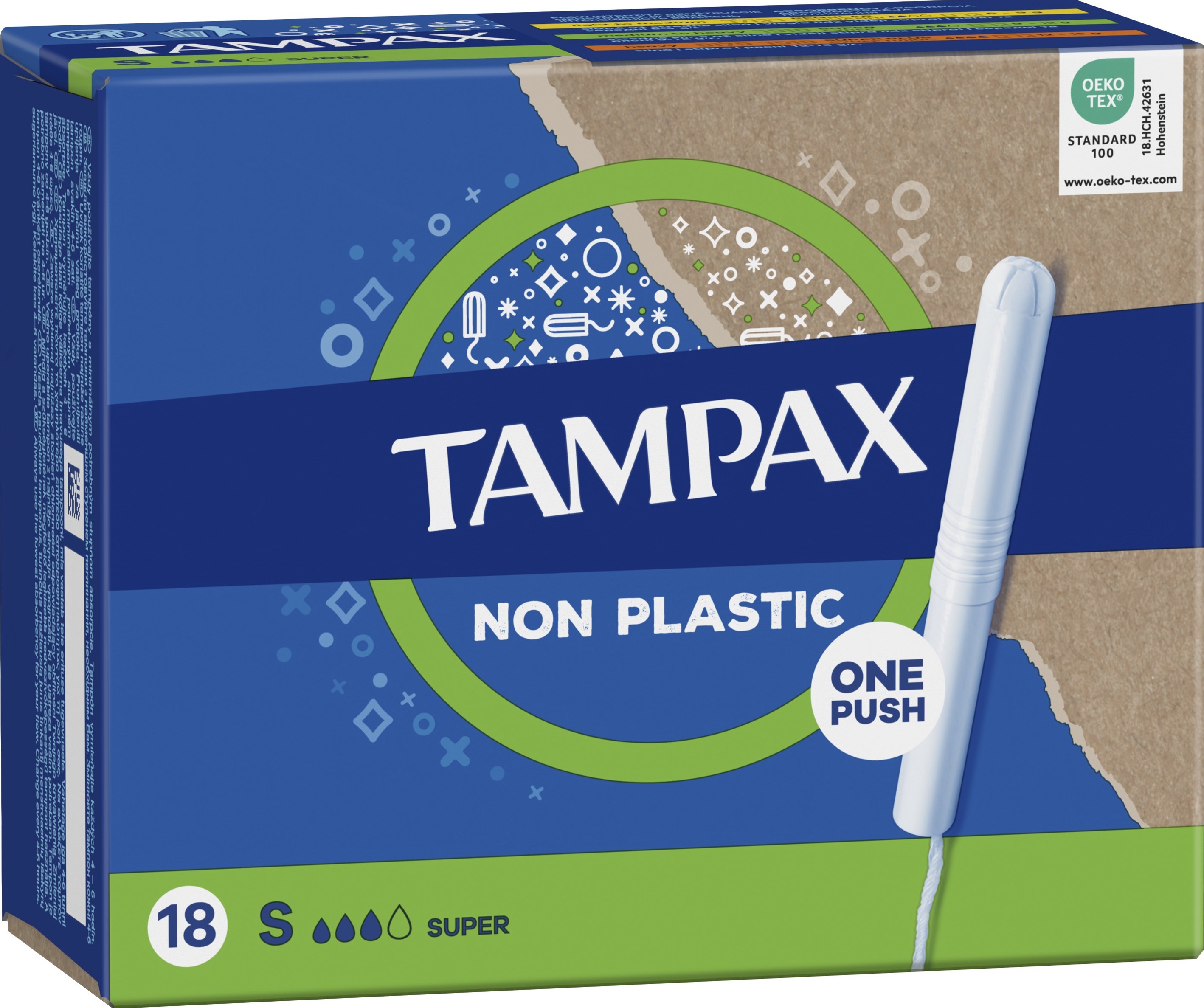 Тампони Tampax Super з аплікатором 18 шт. фото 1