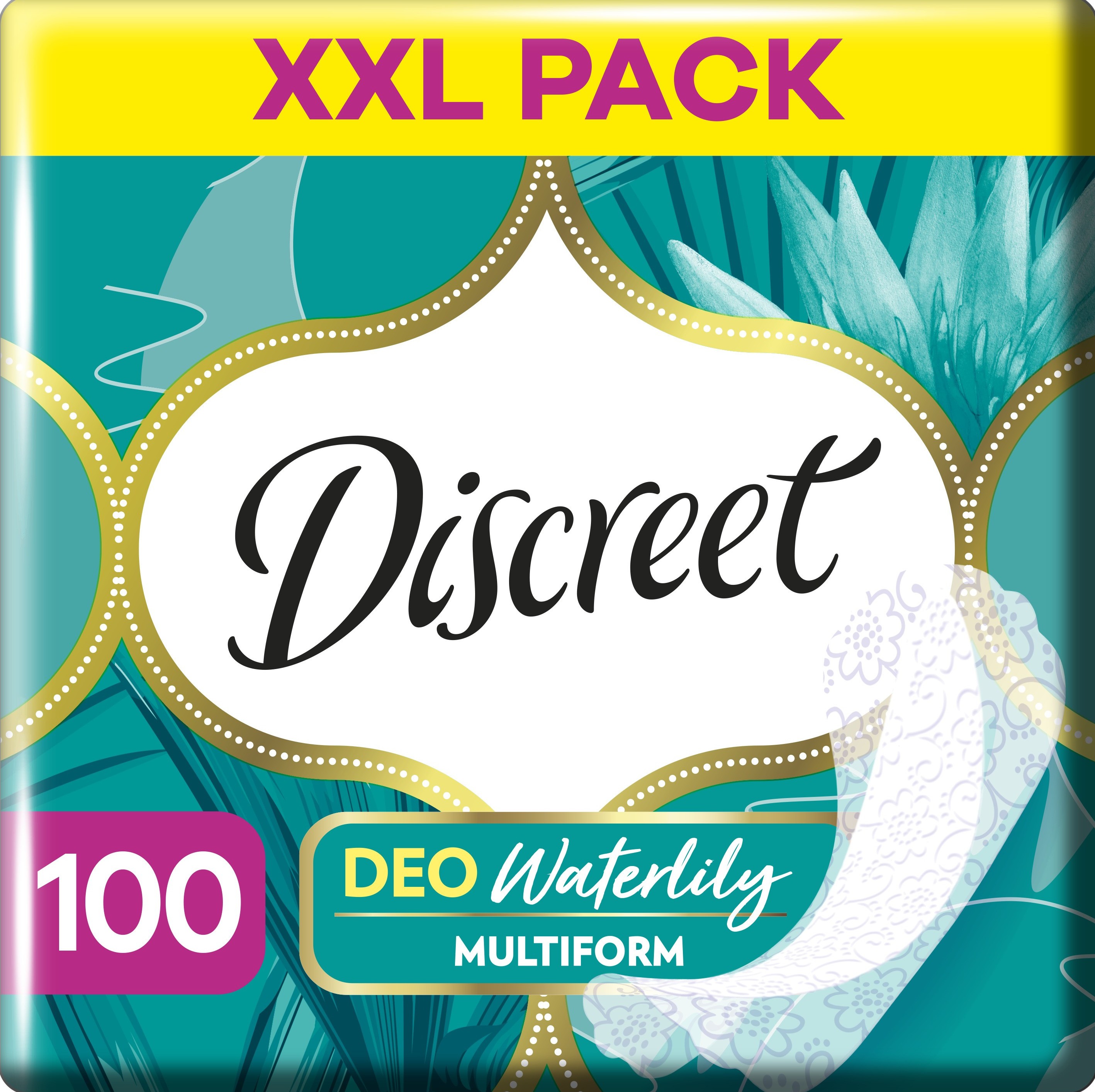 Прокладки щоденні Discreet Deo Water Lily 100 шт. 10