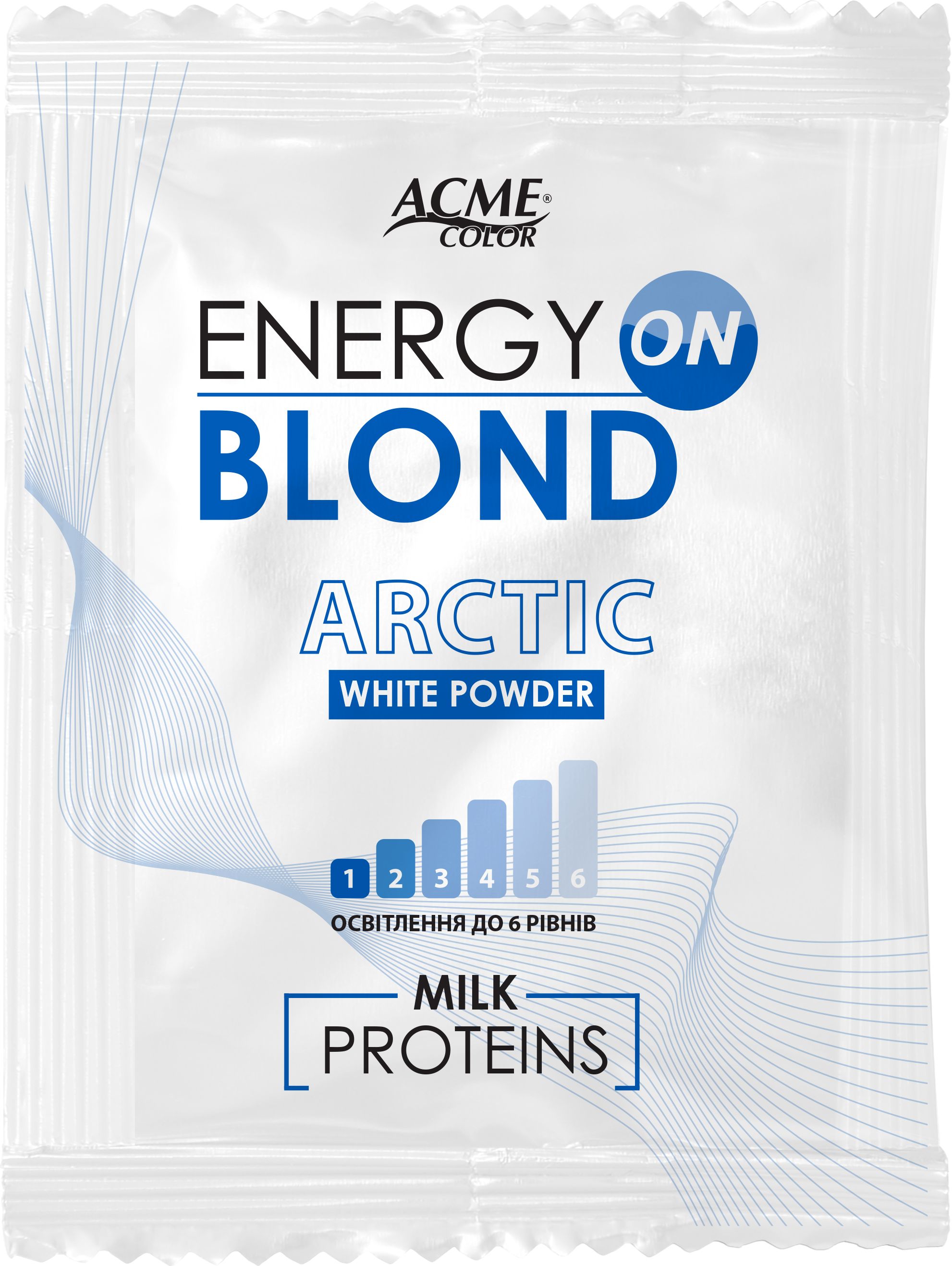 Освітлююча пудра Acme-Color "ENERGY BLOND" ARCTIC, 25 г — фото 1