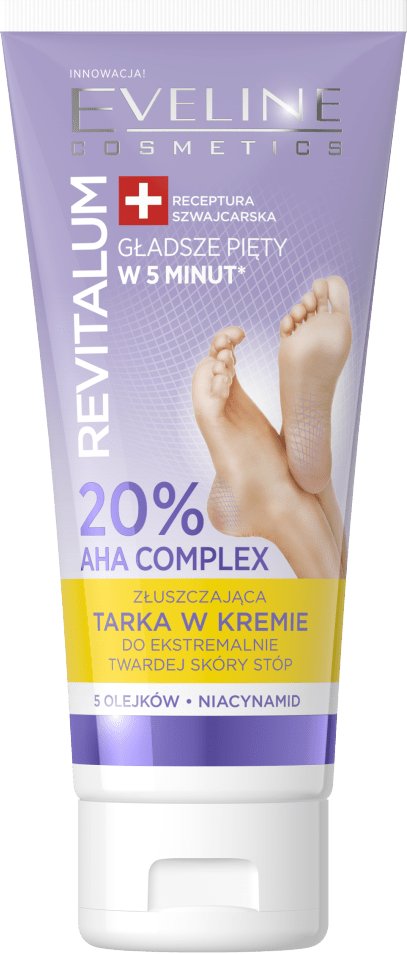Крем для ніг Eveline, пом'якшуючий з AHA комплексом 20% RevItalum, 75 мл 1