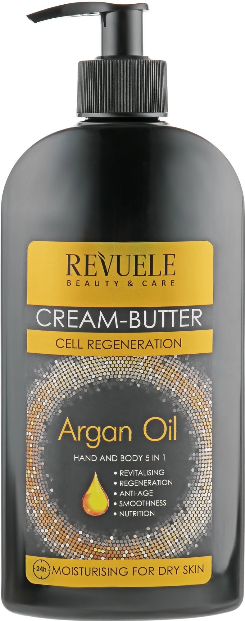 Revuele крем-батер для тіла та рук з аргановою олією 5в1 Argan Oil, 400 мл 2