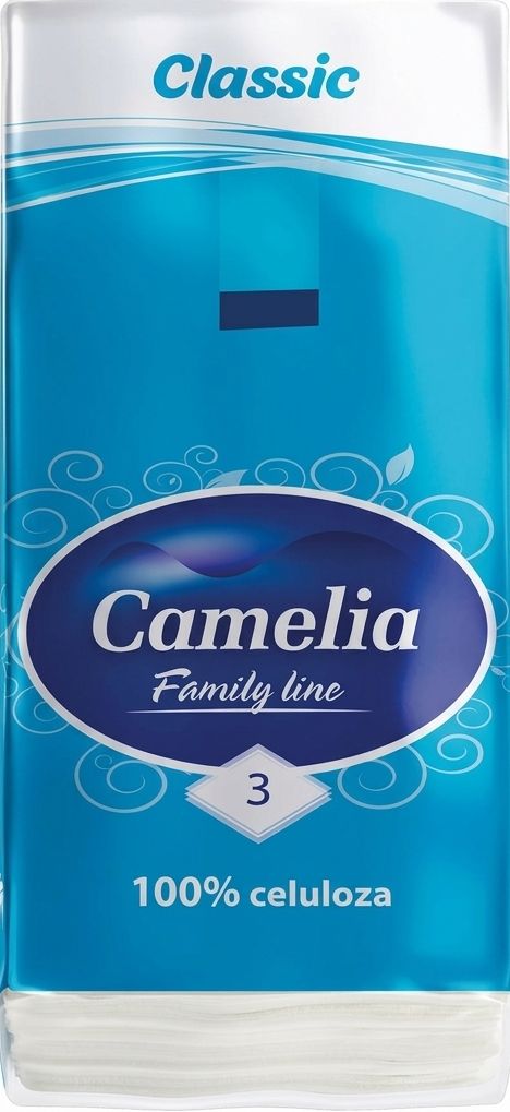 Camelia Хустинки паперові 3 шари, 10шт