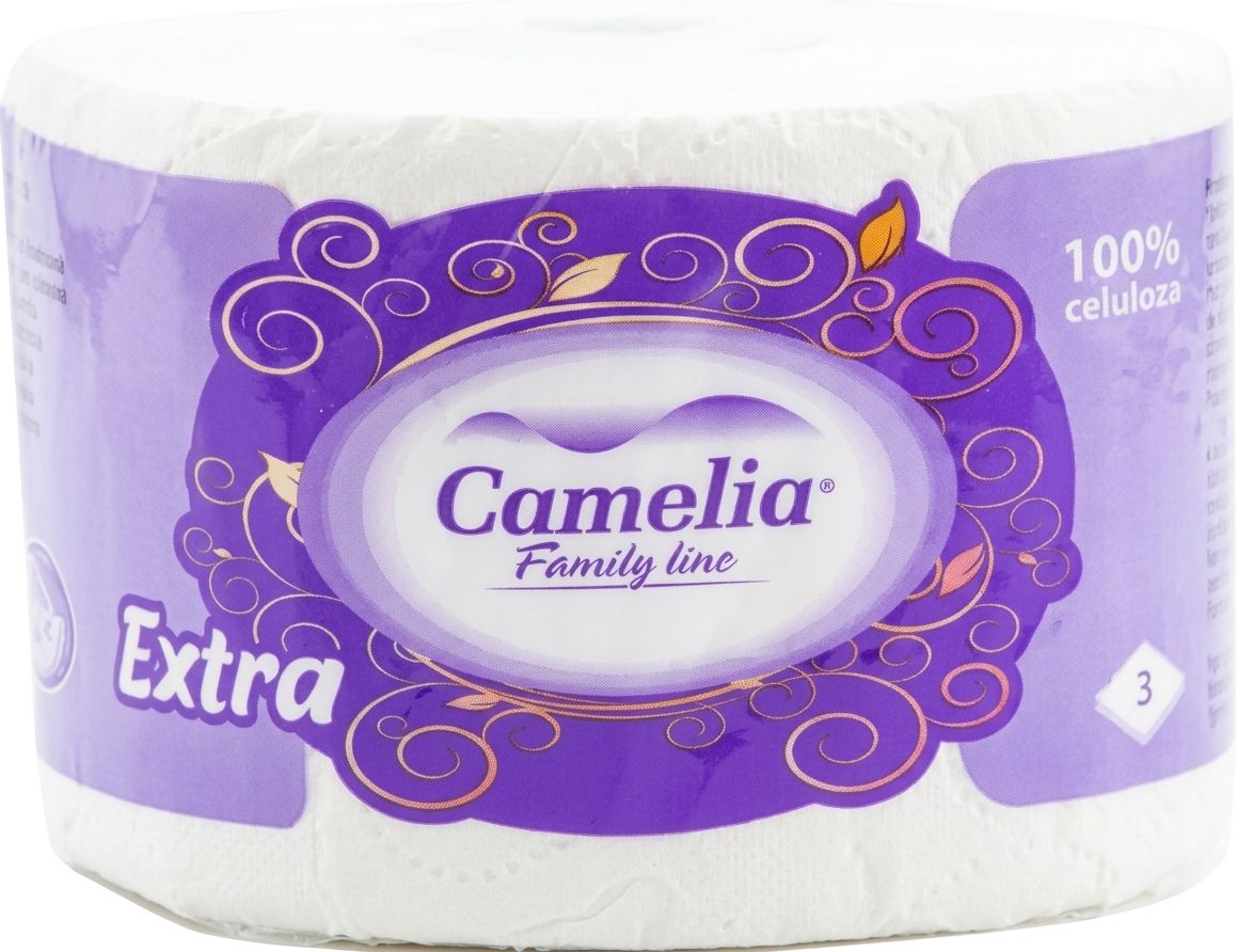 Camelia Extra туалетний папір 3 шари, 1 рулон