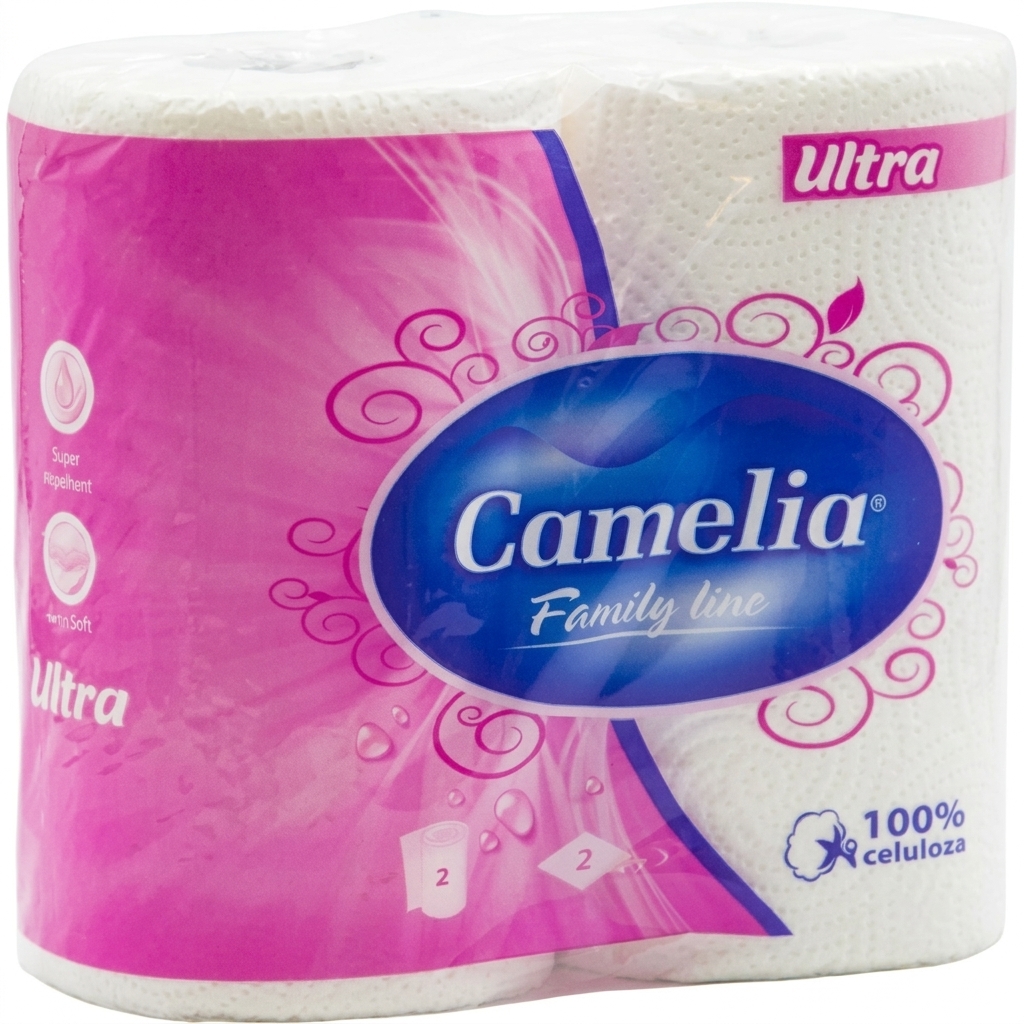 Camelia Ultra рушники паперові 2 шари, 2 рулони