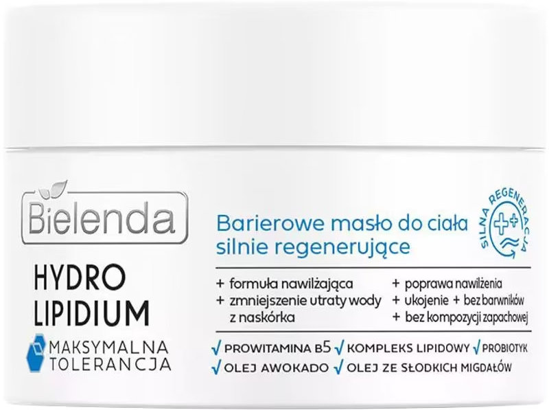Крем-бар'єр для тіла Bielenda Hydro Lipidium сильно відновлюючий 200 мл 1