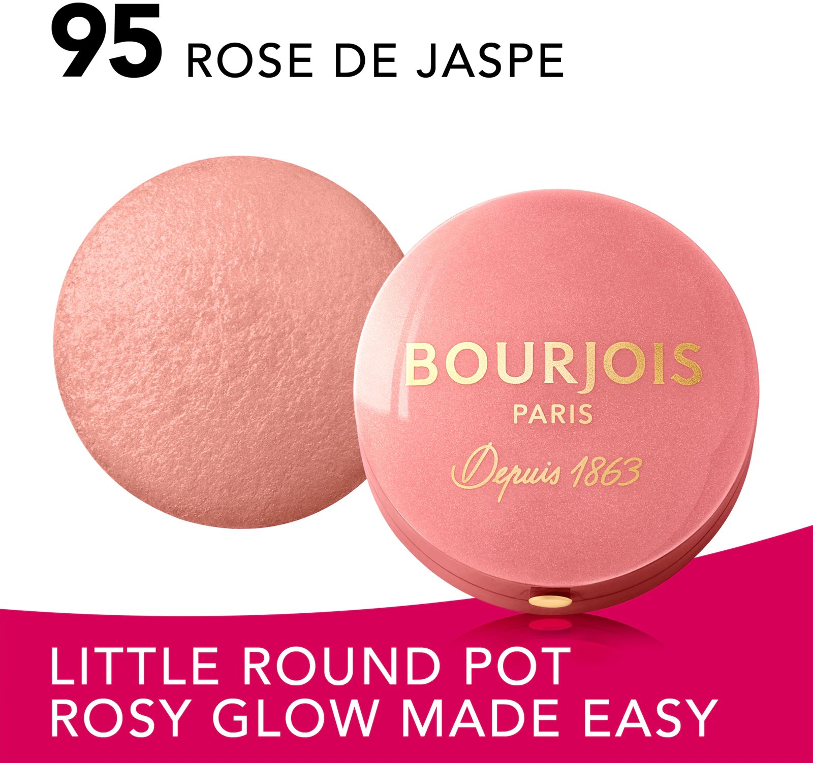Рум'яна Bourjois Blush Rose De Jaspe 95, 2.5 г фото 5