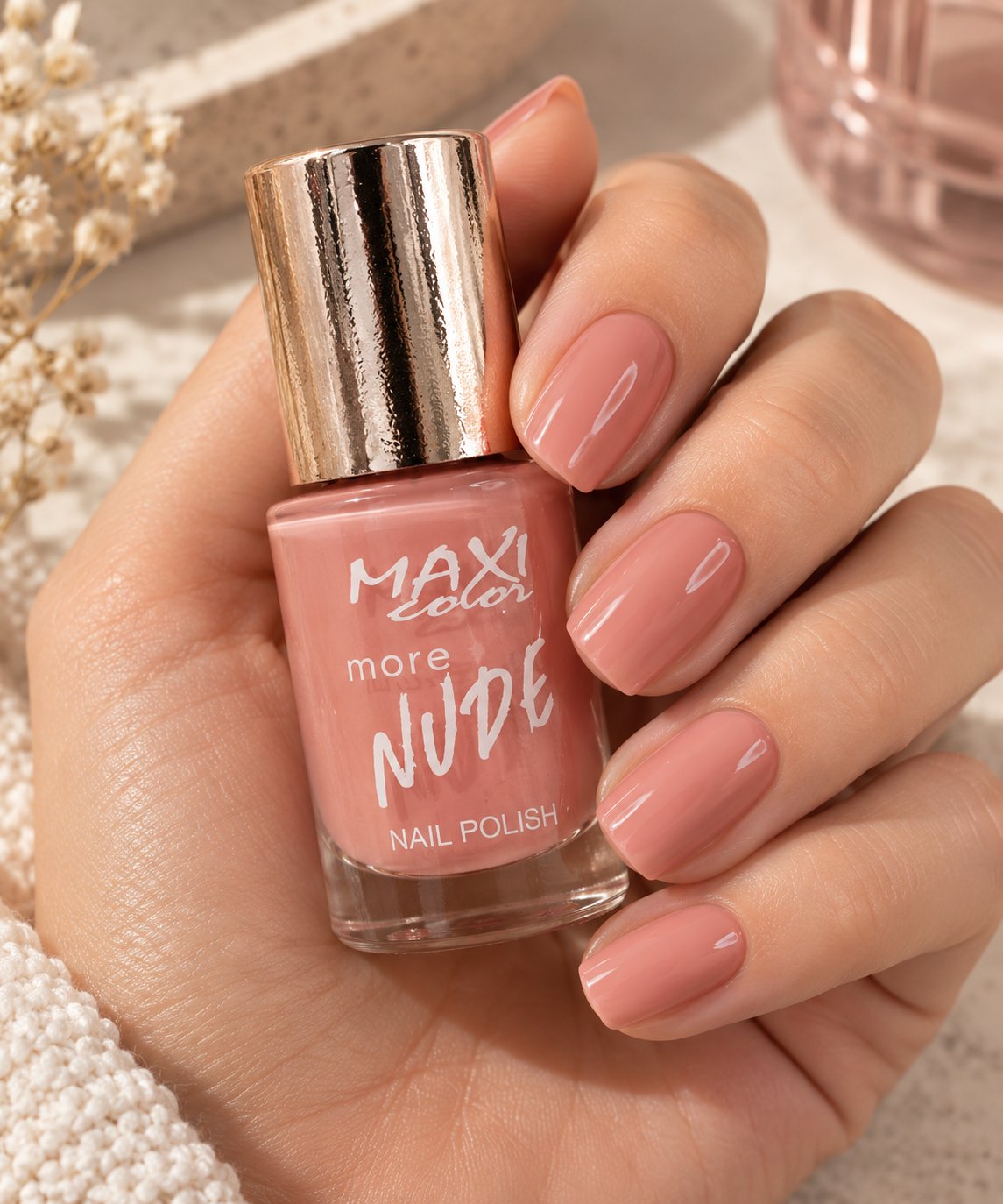 Лак для нігтів Maxi Color More Nude Nail Polish 03, 10 мл