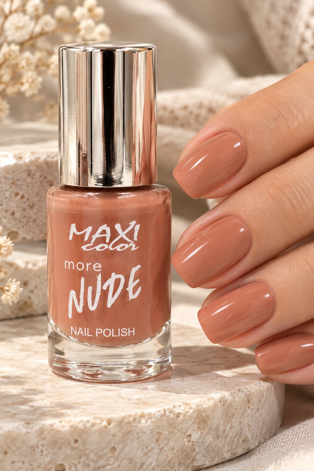 Лак для нігтів Maxi Color More Nude Nail Polish 07, 10 мл