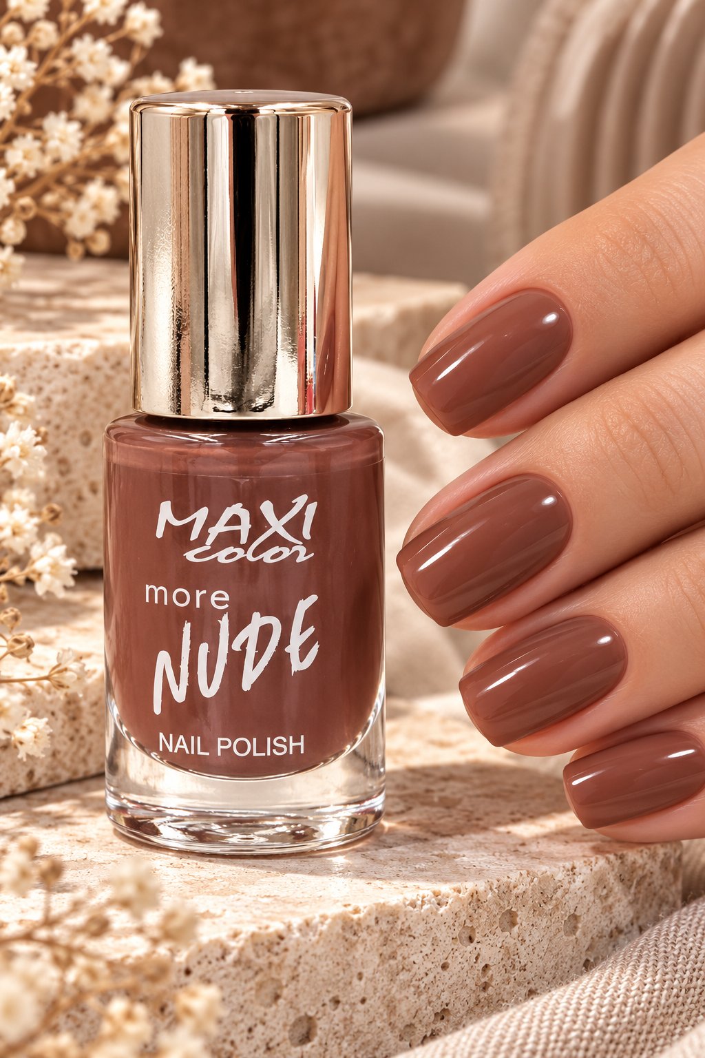 Лак для нігтів Maxi Color More Nude Nail Polish 09, 10 мл