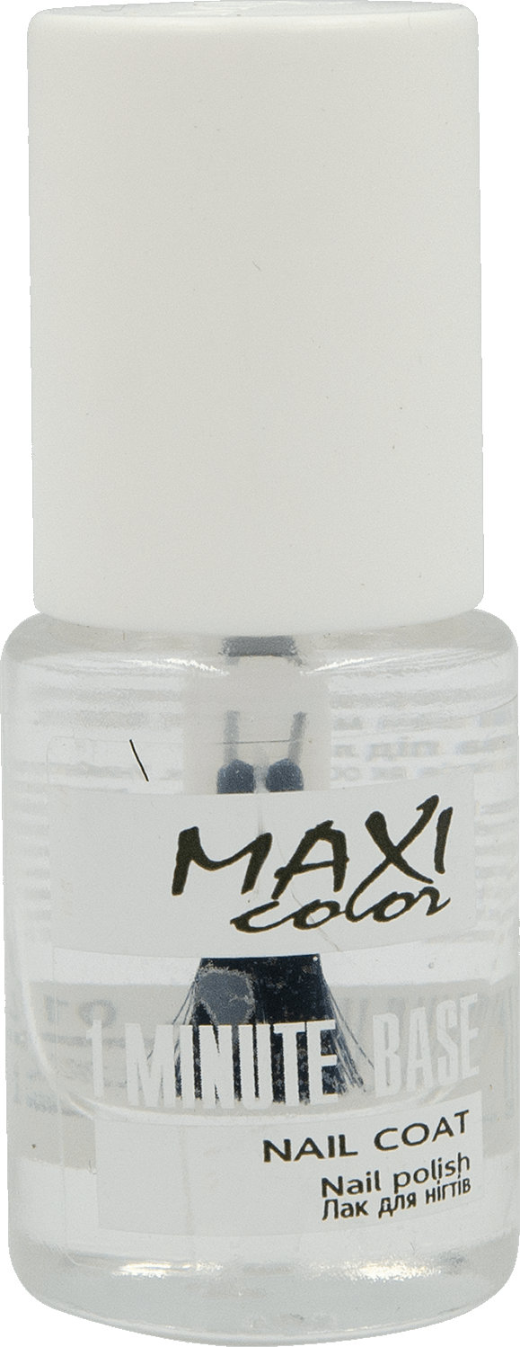 Лак для нігтів MAXI Color 1 Minute 01, 6 мл фото 1