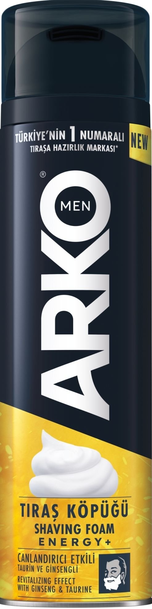 Піна для гоління ARKO MEN Shaving Foam Energy+ 200 мл