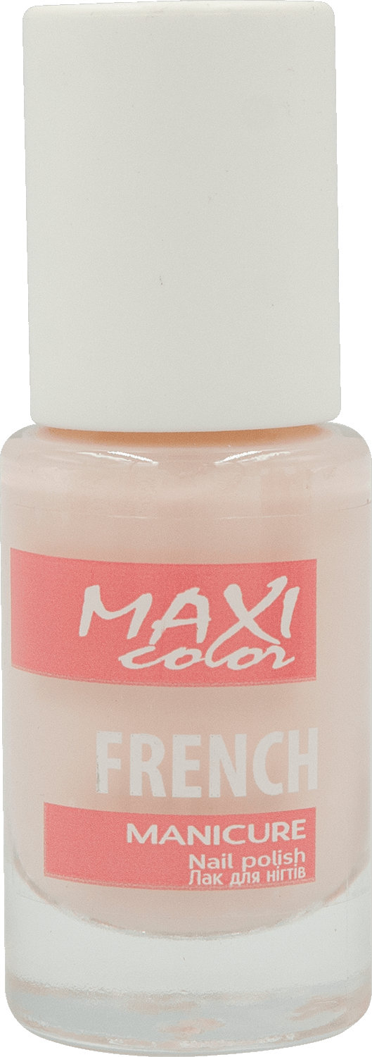 Лак для нігтів MAXI Color French Manicure 01, 10 мл 2