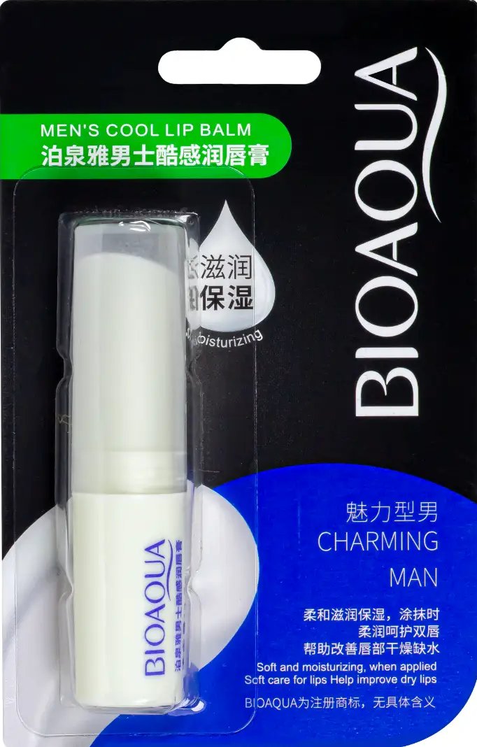Бальзам для губ мужской BIOAQUA 2.7 г