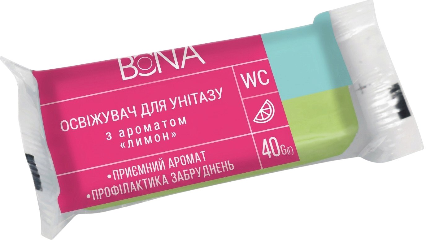 Засіб для унітазу освіжаючий Bona Лимон запаска 40 г